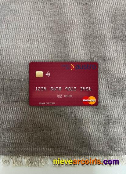 Ecuador Banco del Austro mastercard photolook